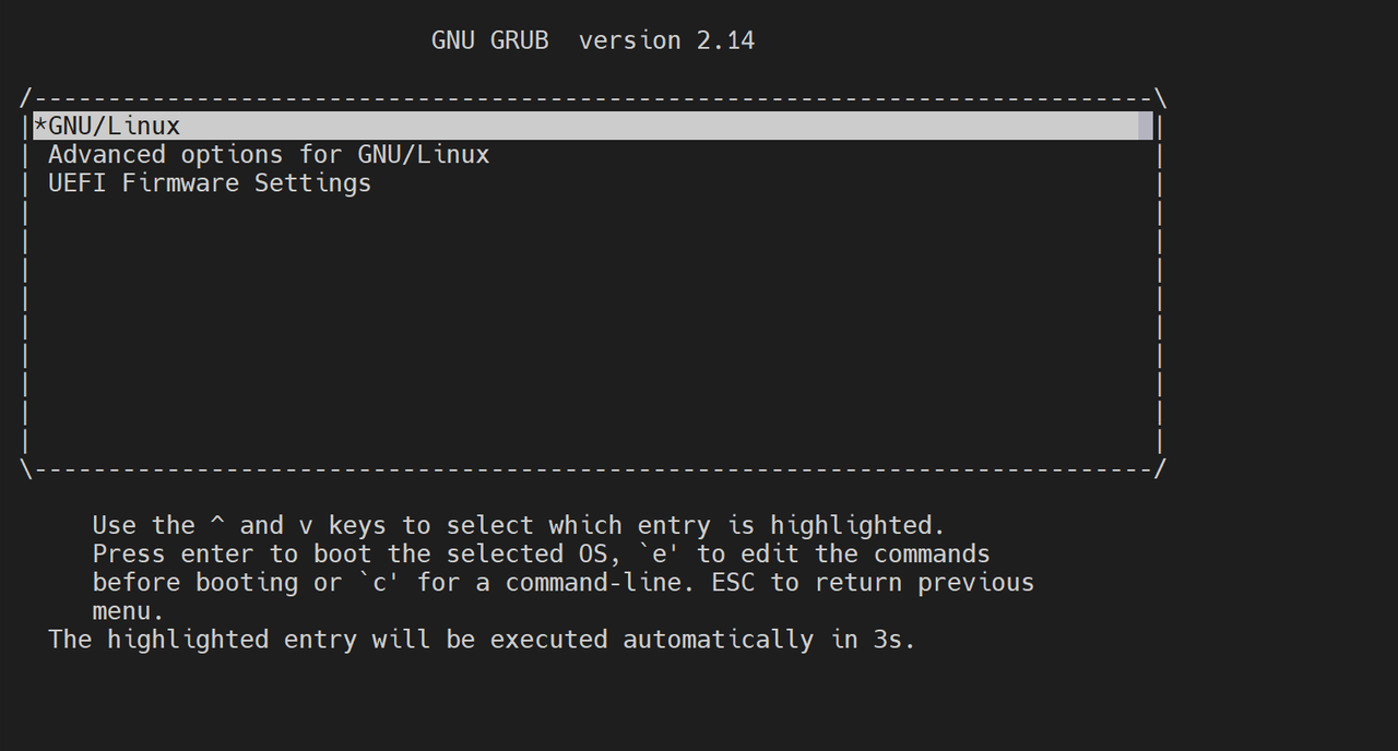 Installation finish image